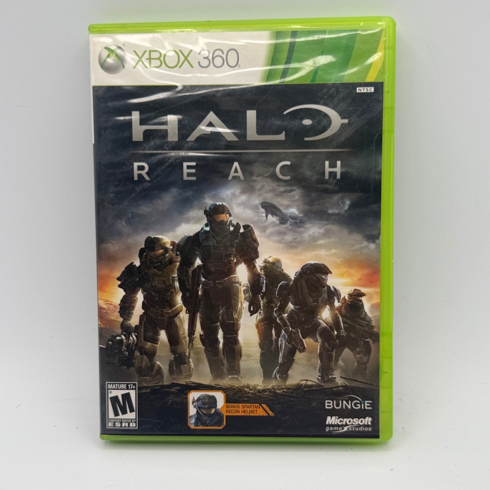 Microsoft Halo Reach Xbox 360 NTSC Good Scratched Disc Bungie 2010